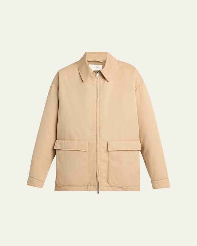 Aurelius Cotton-Cashmere Zip Jacket